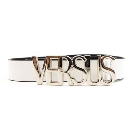 versus versace white belt|versace belt black and white.